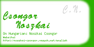csongor noszkai business card